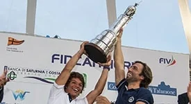 Matheus Tavares e Gustavo Carvalho conquistam Mundial de Snipe