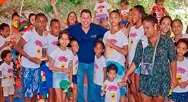 Yacht celebra o Dia das Crianças na comunidade Vila Brandão