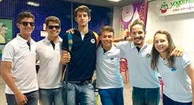 Equipe de Laser no Sudeste Brasileiro