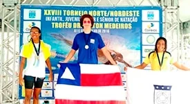 Atletas da natação representam a Bahia em Fortaleza