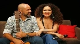 Alexandre Leão e Claudia Cunha na Quinta Musical do Veleiro