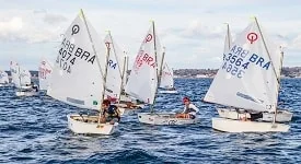 Competições nacionais de vela no Yacht Clube da Bahia
