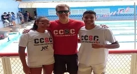 Treinamento especial com o atleta olímpico Cesar Cielo