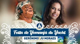Ju Moraes e Gerônimo agitam Festa de Yemanjá no Yacht Clube