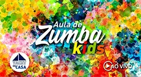 #YachtEmCasa tem aula de Zumba Kids neste domingo (31) às 16h