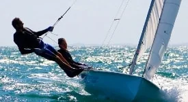 Dupla da vela do Yacht segue em campanha olímpica em Ilhabela